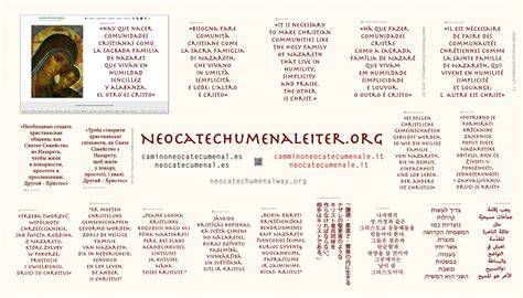Mapa mundial de expansión del Camino Neocatecumenal y Seminarios Redemptoris Mater