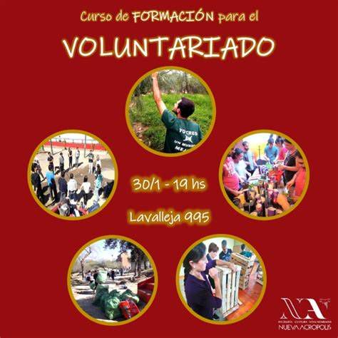 curso de formación para voluntariado