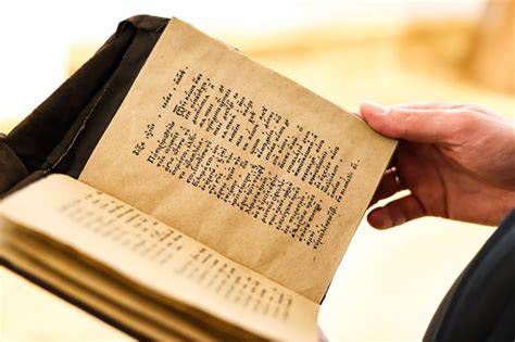 Manuscrito antiguo del Padre Nuestro