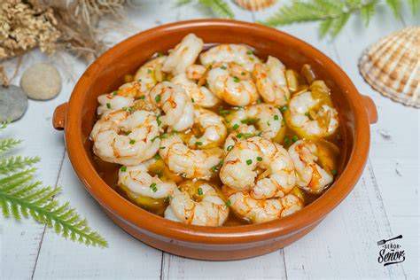 Plato de gambas blancas y ventresca