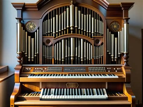Órgano de iglesia y partitura de elevación