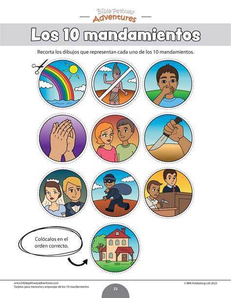 Montaje visual con representaciones de símbolos de judaísmo y cristianismo relacionados con los Diez Mandamientos