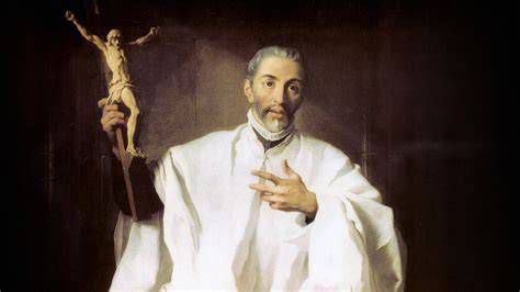 Ilustración del sacerdote asceta gestionando el sufrimiento