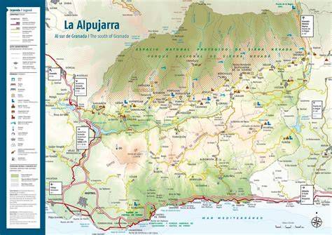 Mapa histórico de La Alpujarra y lugares martiriales