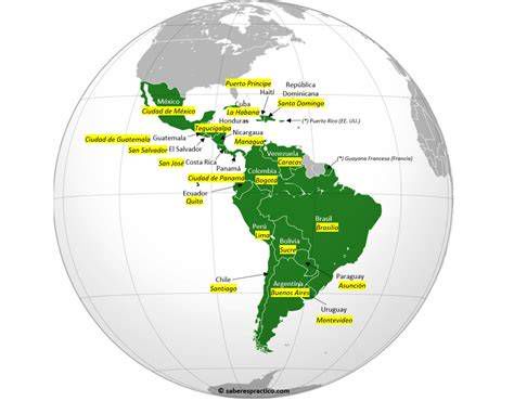mapa de países con convenios universitarios