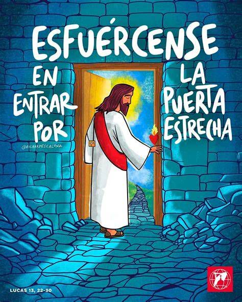 Ilustración: La puerta estrecha hacia el Reino de Dios