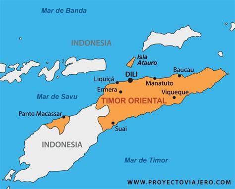 Mapa de presencia carmelitana en Asia y Timor Oriental