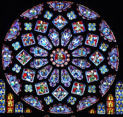 Vidriera gótica, Catedral de Chartres