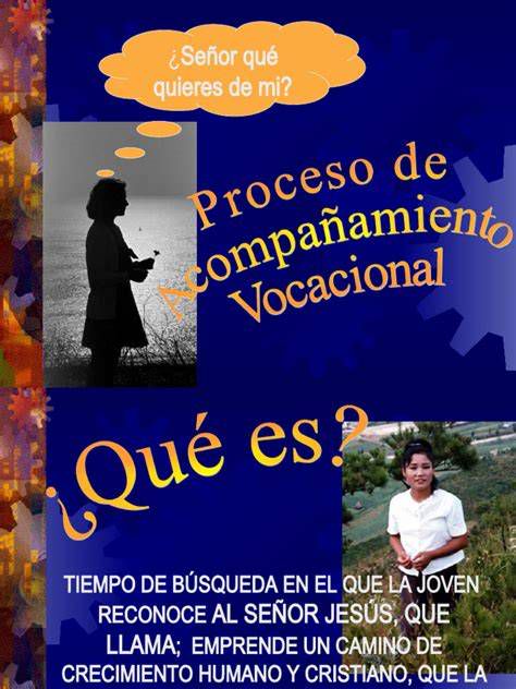 infografía del proceso vocacional y acompañamiento en pastoral vocacional