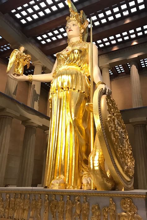 Partenón y estatua de Atenea