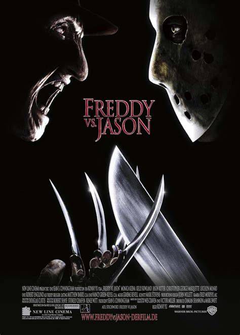 Poster de Freddy vs Jason enfrentamiento en Elm Street