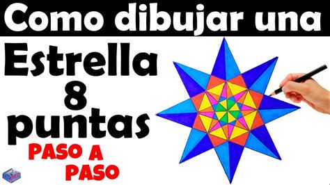 Trazado que confluye en estrella de 8 puntas