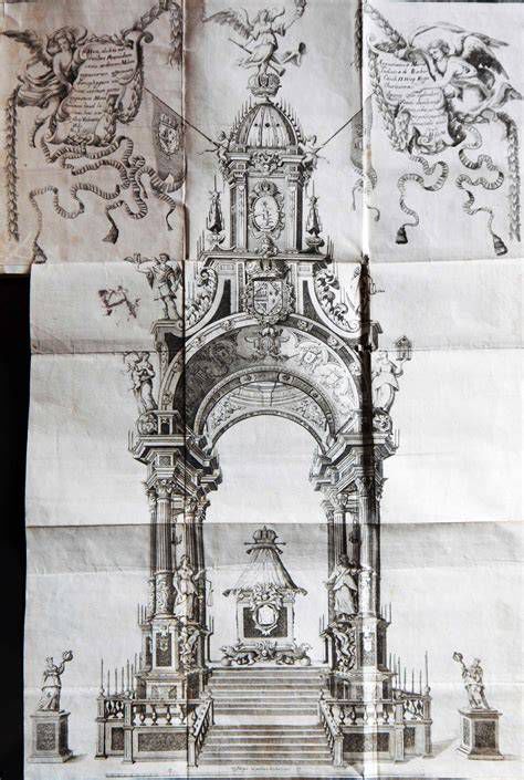 Diseño de una capilla ardiente: catafalco, coronas y libro de condolencias