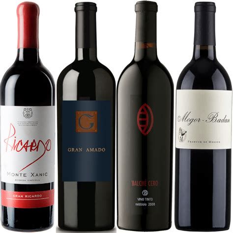 Botellas de vino Primitivo del Valle de Guadalupe
