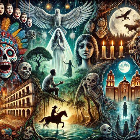 imagen representativa de una leyenda vaticana (arte moderno de cabeza momificada)