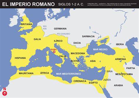 Mapa del Imperio Romano y ubicación de Nicea en el 325