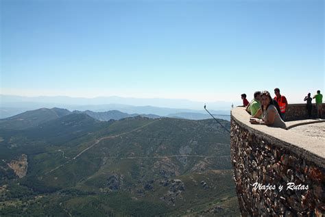 Vista panorámica desde la Peña de Francia y Balcón de Santiago