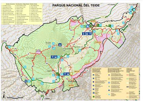 Mapa de rutas de senderismo y accesos a la abadía de Montserrat