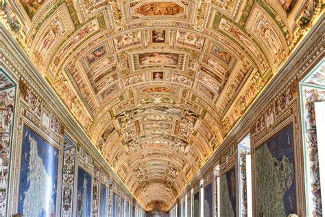 Planta esquemática: Museos Vaticanos y ubicación de la Capilla Sixtina