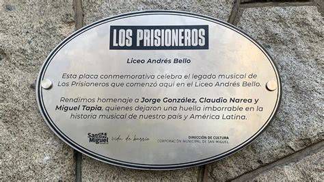 Placa conmemorativa del musical en Auditorio de Tarancón