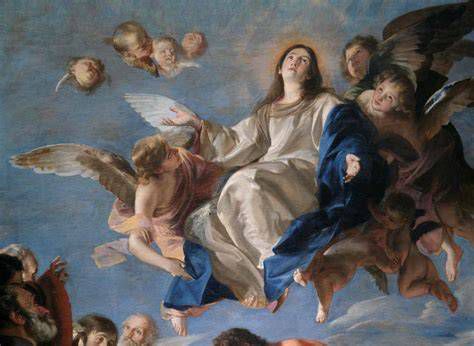 Ilustración de la Asunción de la Virgen María