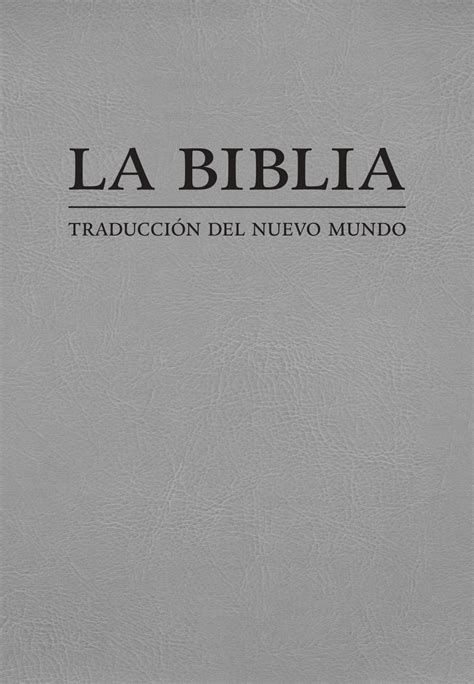 portada de la Traducción del Nuevo Mundo revisión 2013