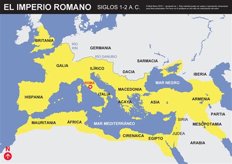 Mapa del Imperio Romano mostrando centros de herejías (Alejandría, Antioquía, Constantinopla, Roma)