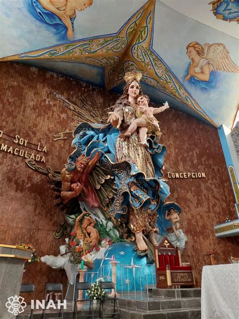 Mapa esquemático: ubicación de la Iglesia de la Inmaculada Concepción en Pueblo Nuevo (ciudad lineal)