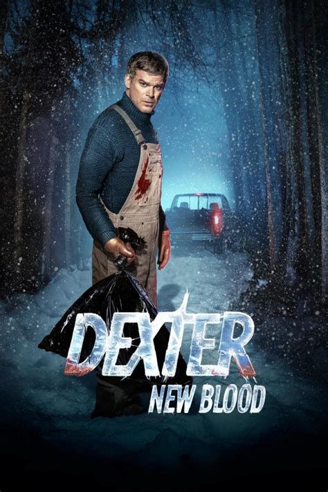 cartel promocional: Dexter y Harrison frente a frente en la noche