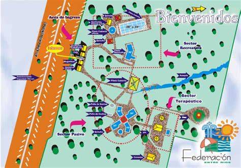 Mapa de la zona termal de Busot y ubicación del preventorio