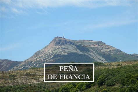 Mapa/Esquema: Ubicación del Santuario de la Peña de Francia en la Sierra de Francia (Salamanca)