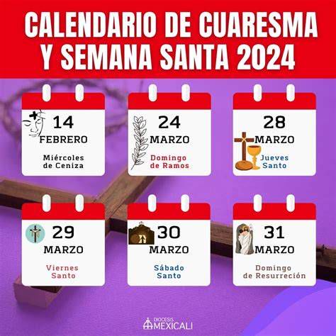 Calendario litúrgico del Miércoles de Ceniza y la Cuaresma