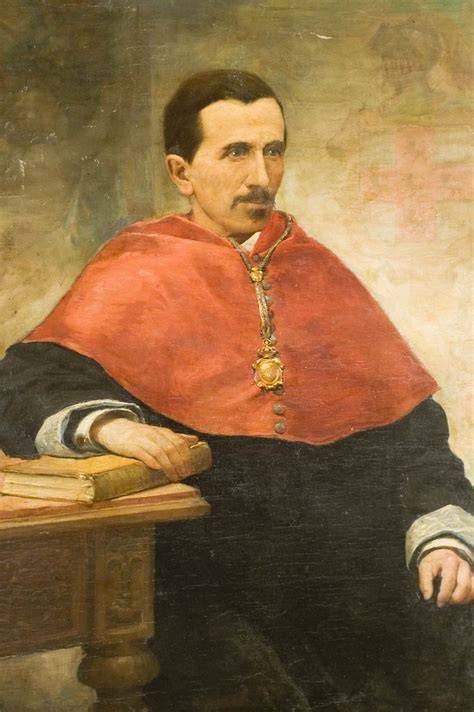 Retrato oficial en óleo sobre lienzo de Enrique Romero de Torres (Don Juan Valera y Alcalá Galiano)