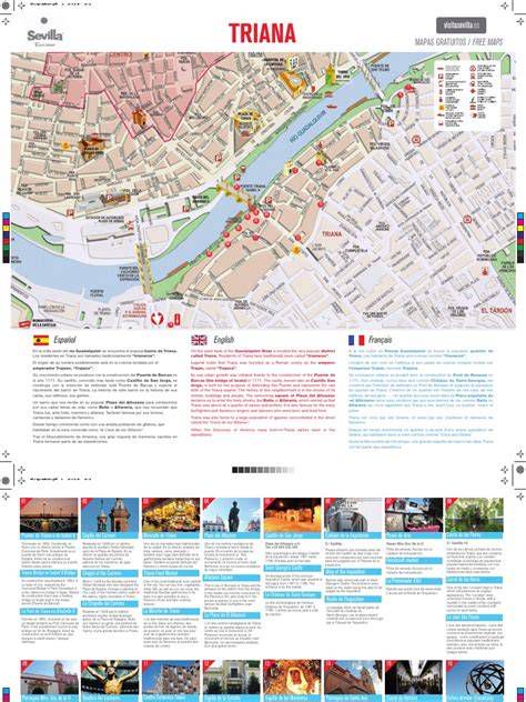 Mapa y callejero de Triana con puntos clave de la trama