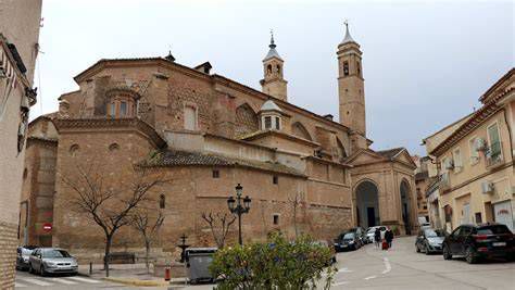 Panorámica del casco histórico de Borja con la Colegiata de Santa María
