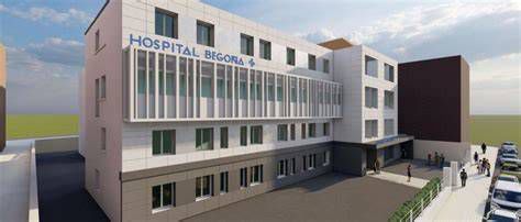 Hospital Begoña de Gijón - Fachada principal y área de consultas