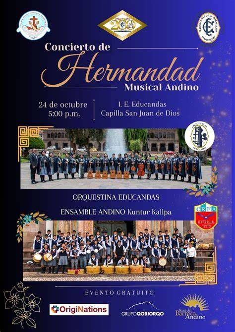 Cartel del concierto de Hermandad Chichala 18 de octubre