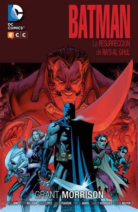 línea temporal visual de Batman: La resurrección de Ra’s al Ghul, El Guante Negro y Batman R.I.P., con conexiones entre personajes