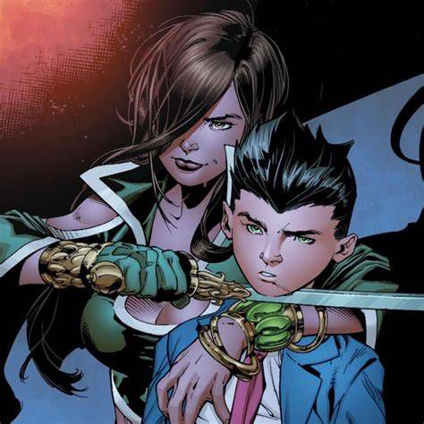 árbol de relaciones entre Ra’s al Ghul, Talia, Damian, Batman, Robin y Nightwing