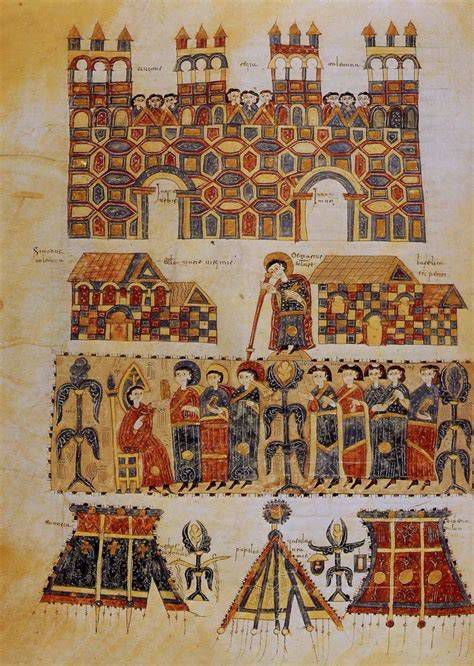 Manuscrito medieval mostrando a San Millán