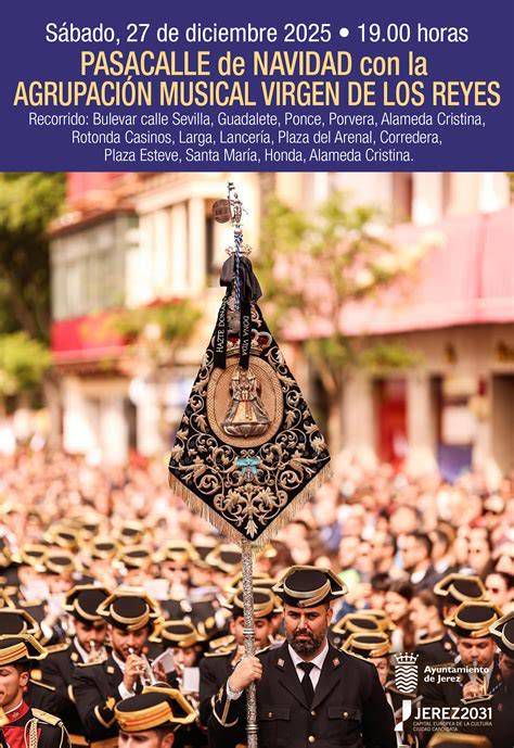 Agrupación Musical Virgen de los Reyes en procesión