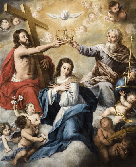 Detalle de la vidriera Coronación de la Virgen por Francisco Herranz