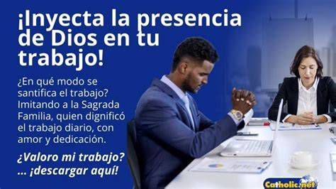 Foto temática: vida corriente y testimonio cristiano en el trabajo y la familia