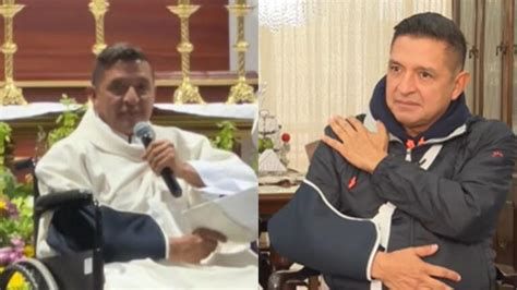 Padre Chucho durante declaración sobre exorcismo