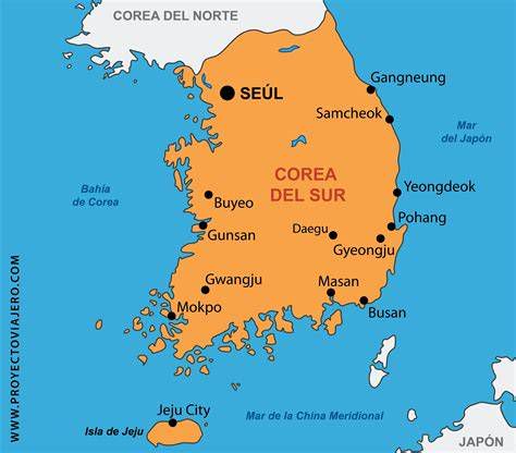 mapa rutas de transferencia Vaticano a Corea del Sur
