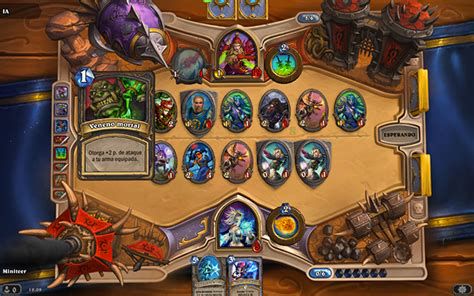 Tablero de juego de Hearthstone con cartas de Sacerdote Clones