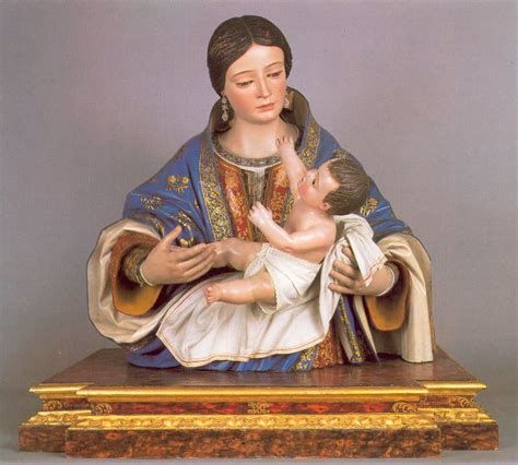 Virgen de Belén, detalle de la maternidad barroca
