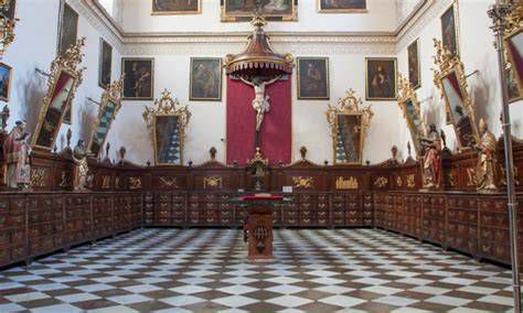 Detalle del Crucificado en la sacristía de la Catedral de Granada
