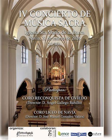 Concierto de música sacra en iglesia histórica