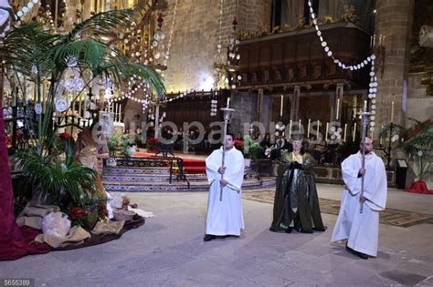 Catedral de Palma con la celebración del Canto de la Sibila en Nochebuena